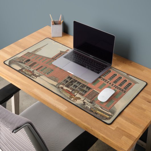 ベーツホールド威厳がある、ワイン&リキュールのヴィンテージ広告 デスクマット (オフィス2)