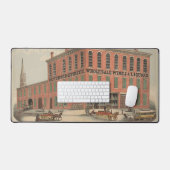 ベーツホールド威厳がある、ワイン&リキュールのヴィンテージ広告 デスクマット (キーボード&マウス)