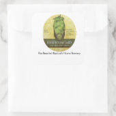 ベーデッド・バスタードのホーム・ブルワリーのステッカー・シート スクエアシール (バッグ)