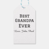 ベートグランパエバーガイルドギフトシンプル名 ギフトタグ (裏面)