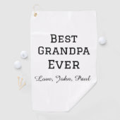 ベートグランパエバーガイルドギフトシンプル名 ゴルフタオル (インサイチュ)