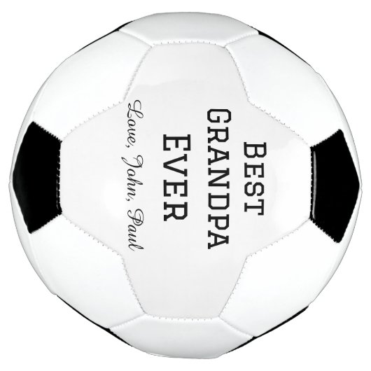 ベートグランパエバーガイルドギフトシンプル名 サッカーボール (回転)