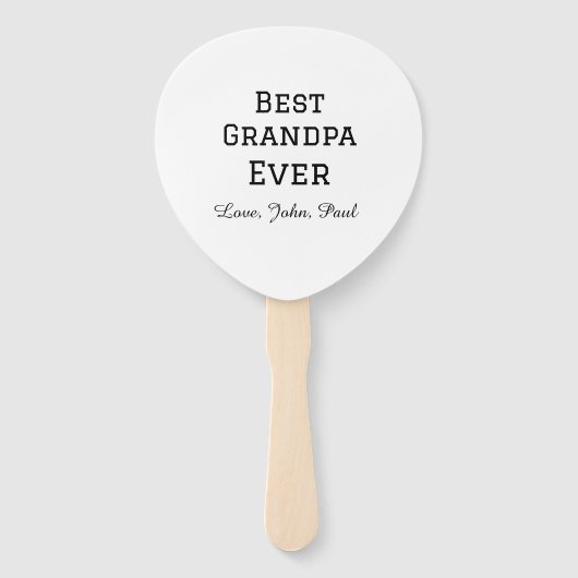 ベートグランパエバーガイルドギフトシンプル名 ハンドファン (正面)