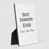 ベートグランパエバーガイルドギフトシンプル名 フォトプラーク (側面)