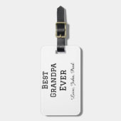 ベートグランパエバーガイルドギフトシンプル名 ラゲッジタグ (正面縦)