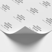 ベートグランパエバーガイルドギフトシンプル名 ラッピングペーパー (角)