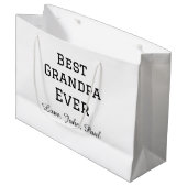 ベートグランパエバーガイルドギフトシンプル名 ラージペーパーバッグ (正面アングル)