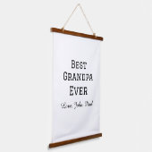 ベートグランパエバーガイルドギフトシンプル名 吊り下げ型タペストリー (傾斜あり)