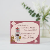 ベートニクソックサルおもしろい50年代の詩人アート 招待状 (スタンド正面)