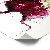 ベートルートキッチンウォールアート ポスター (角)