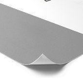 ベートーベンおもしろいデザイナー/漫画ポスタープリント ポスター (角)