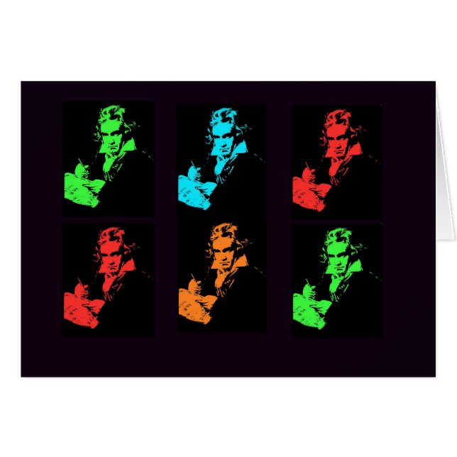 ベートーベンのコラージュ (正面横)