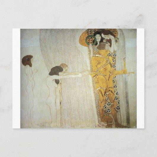 ベートーベンのフリーズ：幸福への憧れ ポストカード (正面)