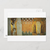 ベートーベンのフリーズ: 憧れる幸福Fi ポストカード (正面/裏面)