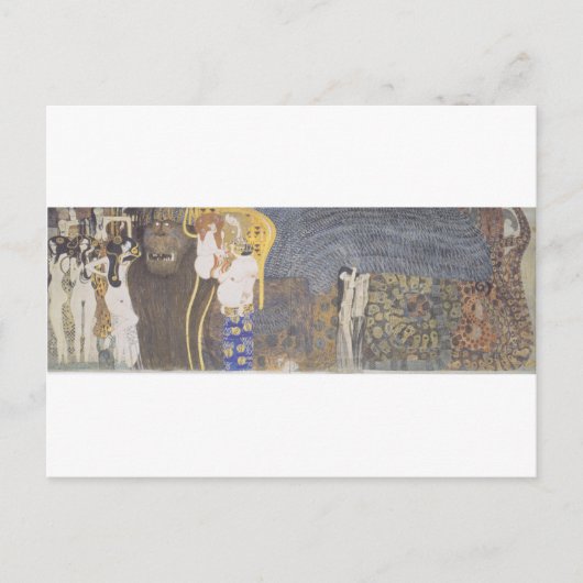 ベートーベンのフリーズ：敵対勢力。ファーウォール ポストカード (正面)