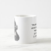 ベートーベンの引用文のマグ コーヒーマグカップ (中央)