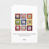 ベートーベンの挨拶状 カード (裏面)