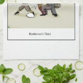 ベートーベンの第3漫画 キッチンタオル (折り畳み)