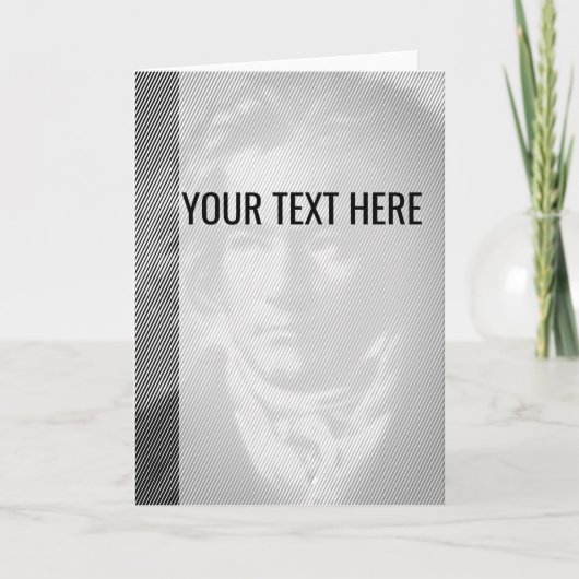 ベートーベンの肖像発表 案内状 (正面)