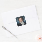 ベートーベンクラシックポートレート スクエアシール (封筒)