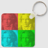 ベートーベンポートレートイン正方形 キーホルダー (裏面)