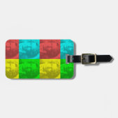 ベートーベンポートレートイン正方形 ラゲッジタグ (正面横)