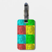 ベートーベンポートレートイン正方形 ラゲッジタグ (裏面縦)