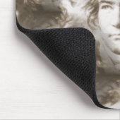 ベートーベンポートレートパターン マウスパッド (コーナー)