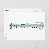 ベートーベン交響曲第5番 ポストカード (正面/裏面)