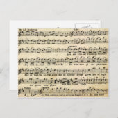 ベートーベン交響曲第9番はがき ポストカード (正面/裏面)