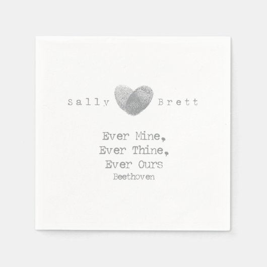 ベートーベン引用文ナプキン スタンダードカクテルナプキン (正面)