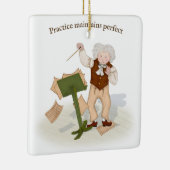 ベートーベン指揮者「練習は完璧を維持する」 セラミックオーナメント (右)