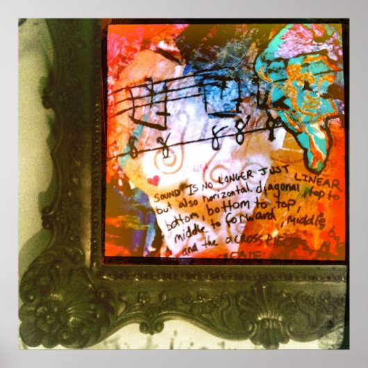 ベートーベン額縁付き ポスター (正面)