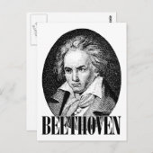 ベートーベン ポストカード (正面/裏面)
