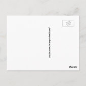 ベートーヴェンのスコアで多くの言語で感謝 ポストカード (裏面)