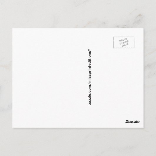 ベートーヴェンのスコアで多くの言語で感謝 ポストカード (裏面)