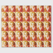 ベートーヴェンインヴィンテージスタイルプリント ラッピングペーパー (フラット)