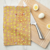 ベートーヴェンフリーズ(詳細)、グスタフクリムト キッチンタオル (四つ折り)