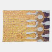 ベートーヴェンフリーズ(詳細)、グスタフクリムト キッチンタオル (横)