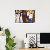 ベートーヴェンフリーズ(詳細),グスタフクリムト ポスター (ホームオフィス)