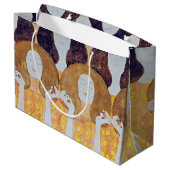 ベートーヴェンフリーズ(詳細)、グスタフクリムト ラージペーパーバッグ (裏面アングル)