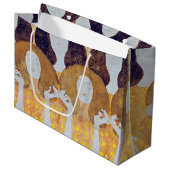 ベートーヴェンフリーズ(詳細)、グスタフクリムト ラージペーパーバッグ (正面アングル)