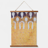 ベートーヴェンフリーズ(詳細)、グスタフクリムト 吊り下げ型タペストリー (正面)