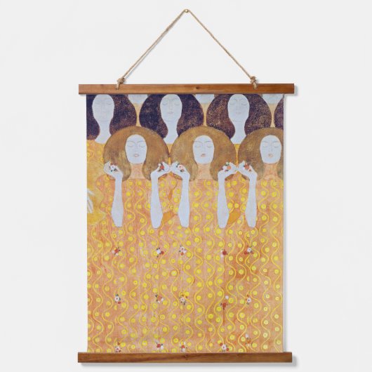 ベートーヴェンフリーズ(詳細)、グスタフクリムト 吊り下げ型タペストリー (正面)