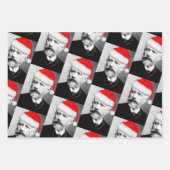 ベートーヴェンマーラーチャイコフスキークラシカルクリスマス ラッピングペーパーシート (正面3)