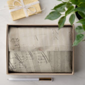 ベートーヴェン音楽原稿メドレー 薄葉紙 (ギフト)