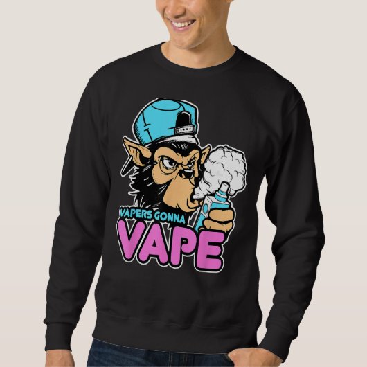ベーパーゴリラVape Vape Tee スウェットシャツ (正面)
