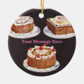 ベーパーソナライズされたカー セラミックオーナメント (正面)