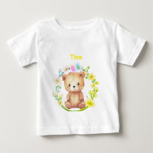 ベーパーソナライズされたム ベビーTシャツ (正面)