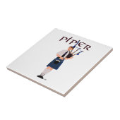 ベーピパー – ブルーキルト タイル (側面)